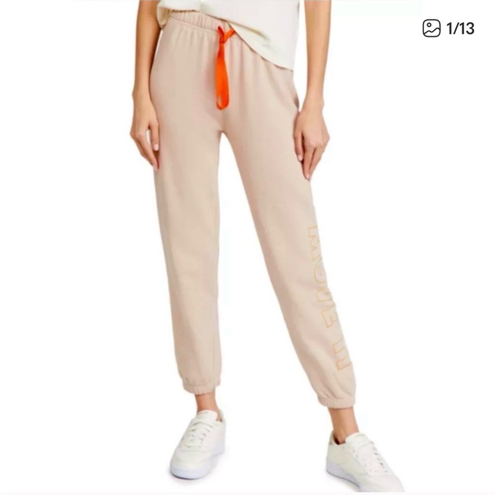 MOTHER MOVE IT! The Bender Ankle Sweatpants Beige Size M